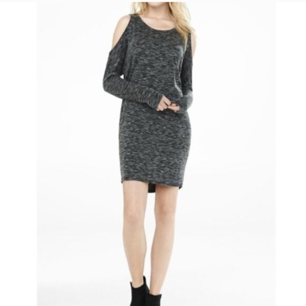 Express Heathered Gray Tank Top